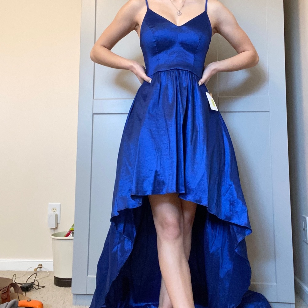 Royal blue formal dress